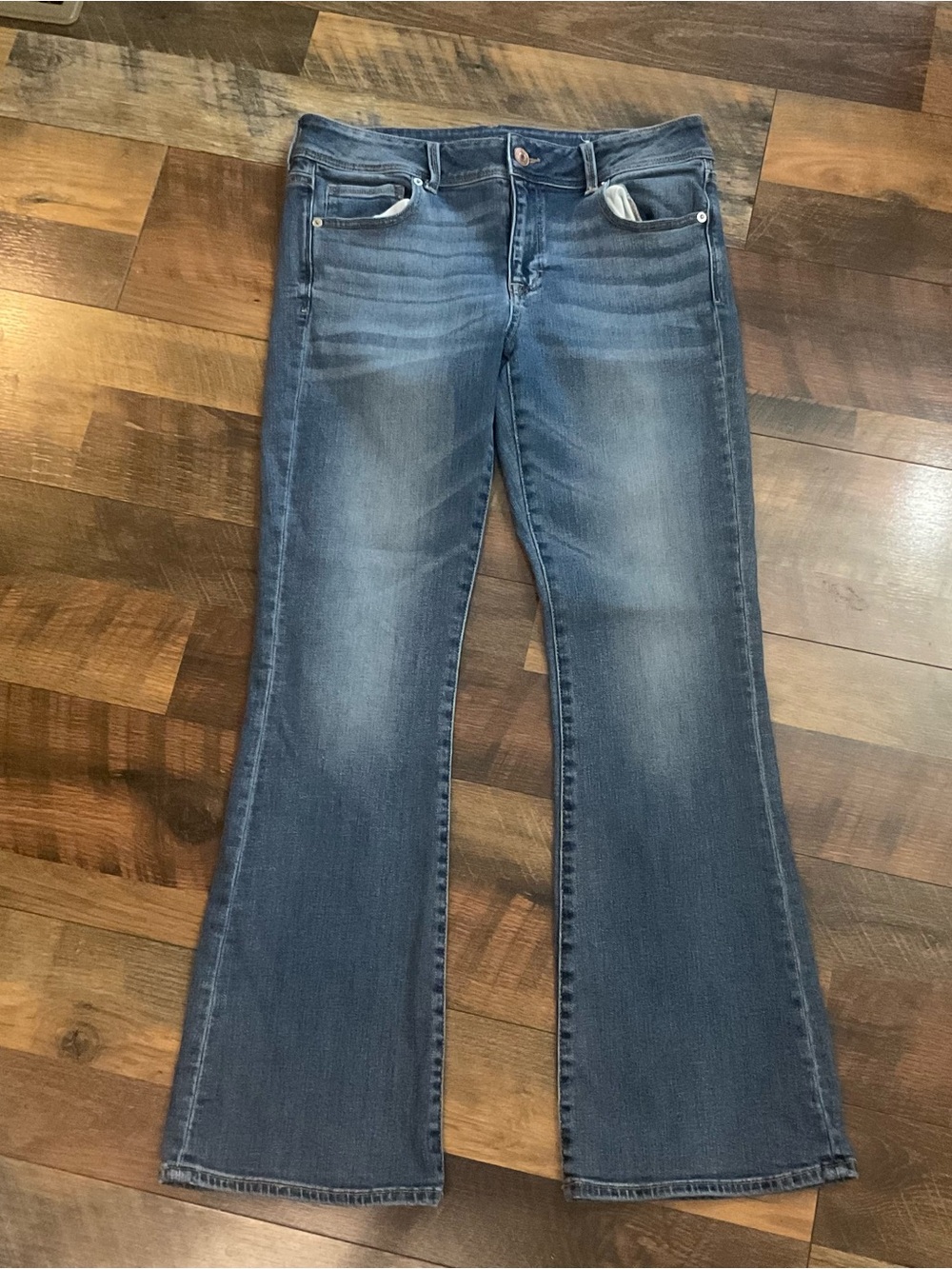 American Eagle Kick Boot Jeans 12 - Picture 2 of 6
